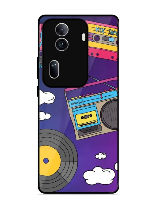 Retro Vibes Glossy Soft Edge Case for Oppo Reno 11 Pro (5G) Chachhi