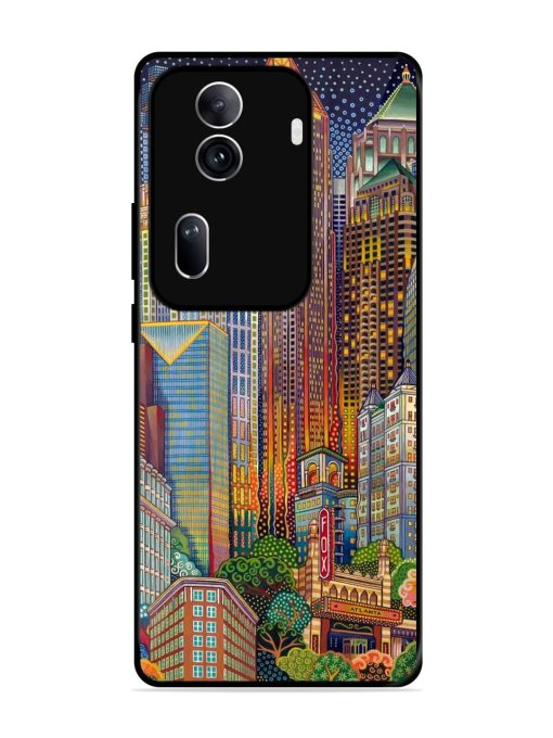 Neon Nightscape Glossy Soft Edge Case for Oppo Reno 11 Pro (5G)