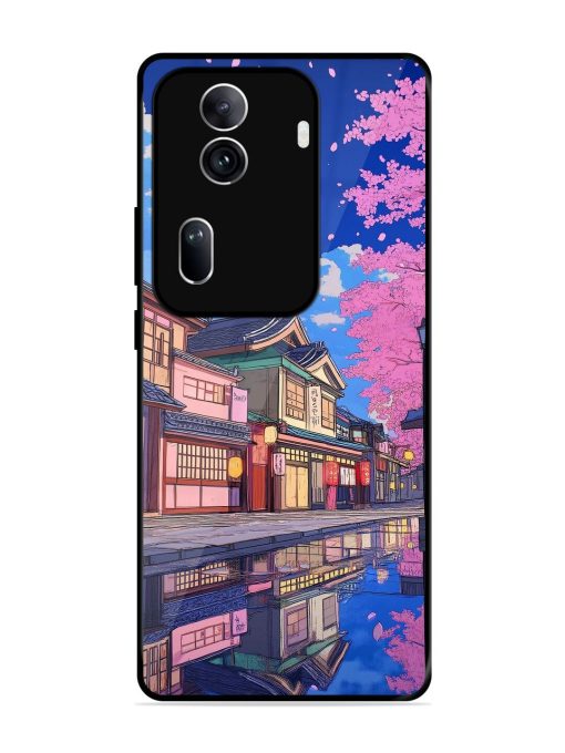 Tranquil Reflections Glossy Soft Edge Case for Oppo Reno 11 Pro (5G) Chachhi