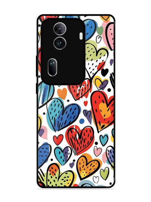 Heartfelt Harmony Glossy Soft Edge Case for Oppo Reno 11 Pro (5G)