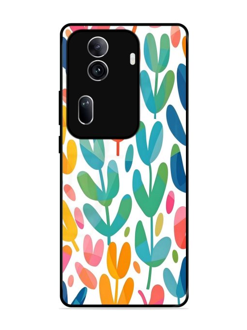 Rainbow Of Blooms Glossy Soft Edge Case for Oppo Reno 11 Pro (5G) Chachhi