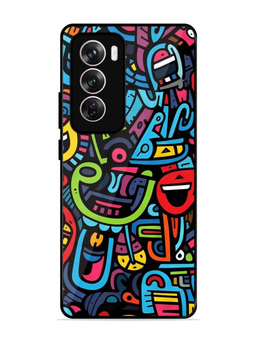 Doodlephoria Glossy Soft Edge Case for Oppo Reno 12 (5G) Chachhi