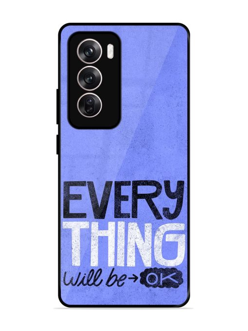 Hopeful Hues Glossy Soft Edge Case for Oppo Reno 12 (5G) Chachhi