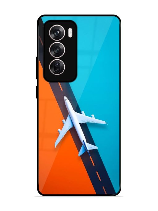 Skyward Bound Glossy Soft Edge Case for Oppo Reno 12 (5G) Chachhi