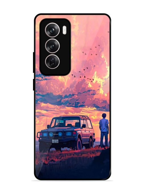 Solitude'S Horizon Glossy Soft Edge Case for Oppo Reno 12 (5G) Chachhi