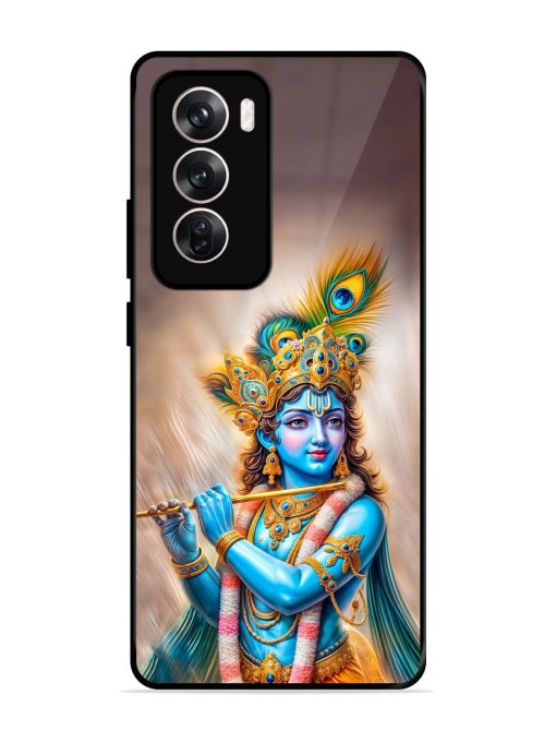 Divine Krishna Glossy Soft Edge Case for Oppo Reno 12 (5G) Chachhi