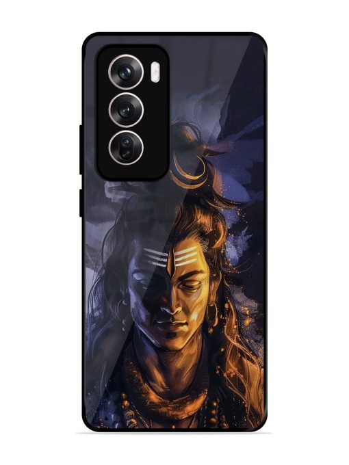 Lord Shiva Glossy Soft Edge Case for Oppo Reno 12 (5G) Chachhi