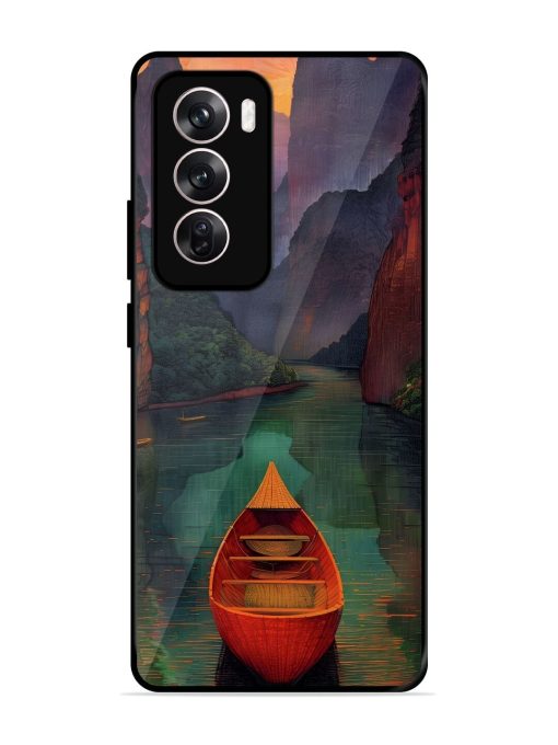 Serene Passage Glossy Soft Edge Case for Oppo Reno 12 (5G) Chachhi