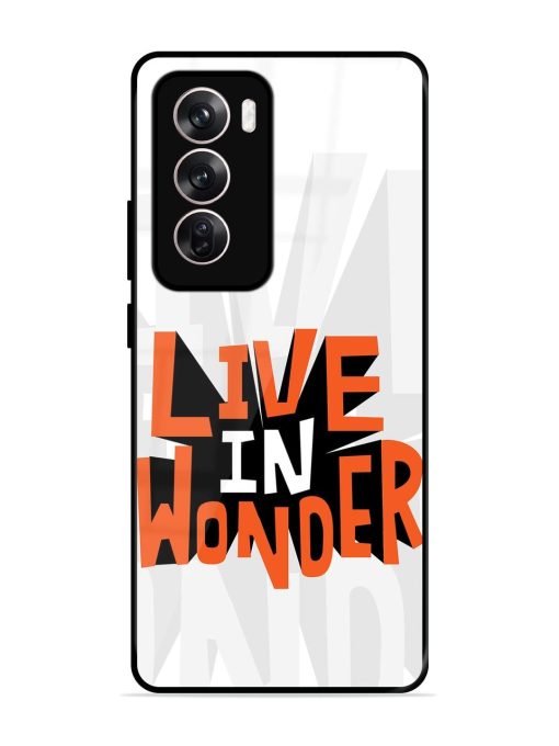 Wonder Burst Glossy Soft Edge Case for Oppo Reno 12 (5G) Chachhi