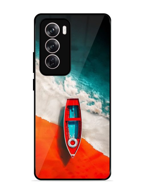 Crimson Tide Glossy Soft Edge Case for Oppo Reno 12 (5G) Chachhi