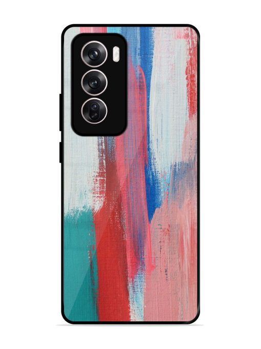 Colorful Chaos Glossy Soft Edge Case for Oppo Reno 12 (5G) Chachhi