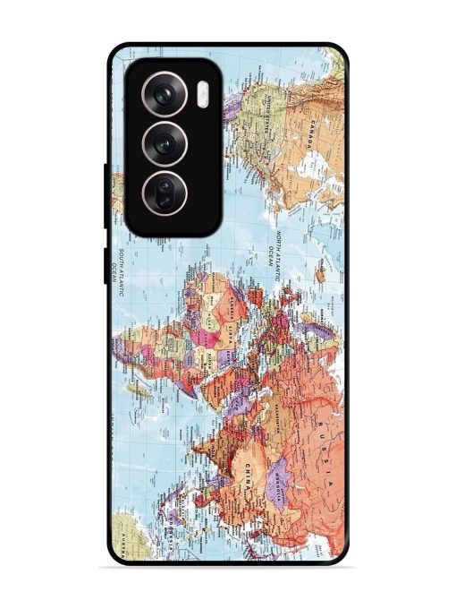 Our Blue Marble Glossy Soft Edge Case for Oppo Reno 12 (5G) Chachhi