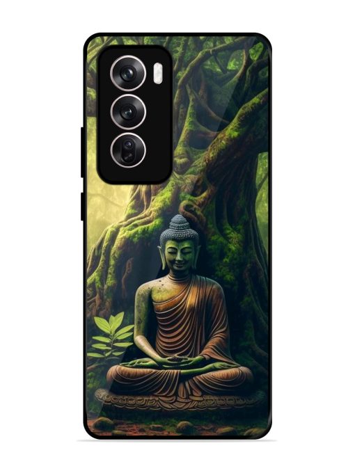 Green Buddha Art Glossy Soft Edge Case for Oppo Reno 12 (5G) Chachhi