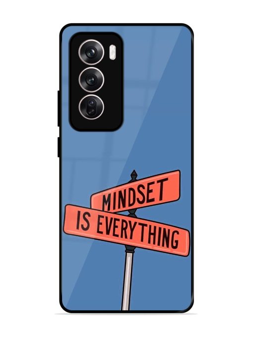 Mindset Matters Glossy Soft Edge Case for Oppo Reno 12 (5G) Chachhi