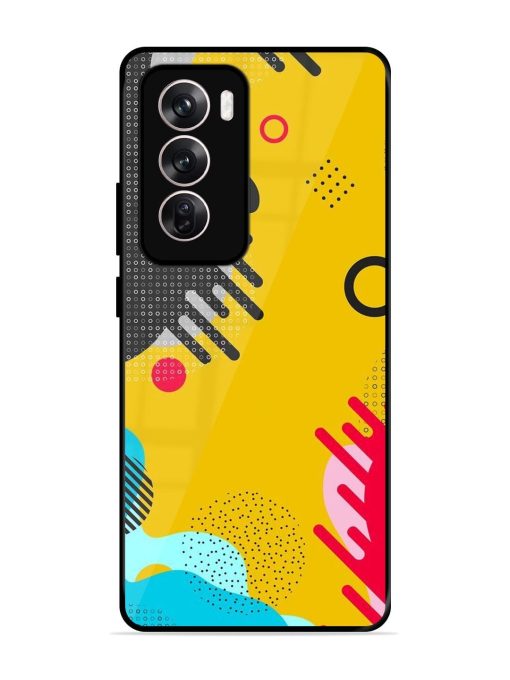 Neon Pop Glossy Soft Edge Case for Oppo Reno 12 (5G) Chachhi