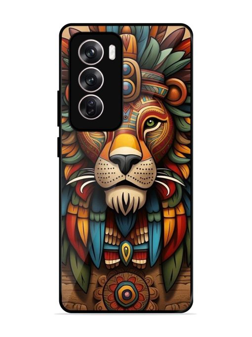 Aztec Majesty Glossy Soft Edge Case for Oppo Reno 12 (5G) Chachhi