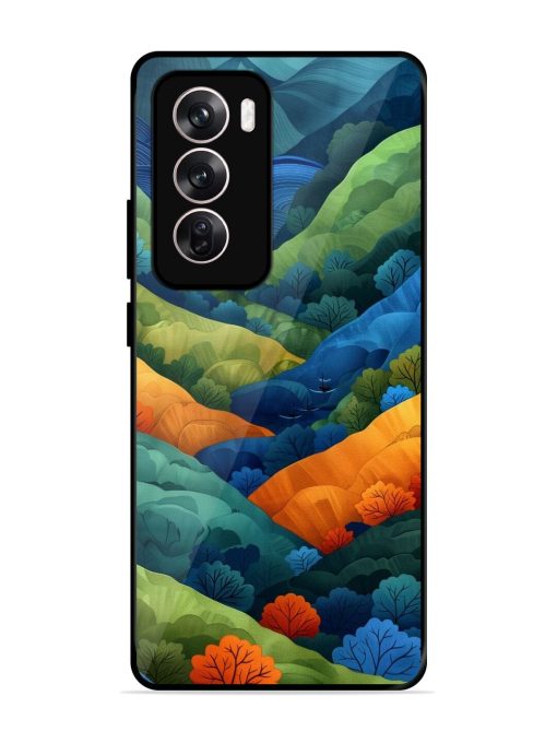 Serene Summits Glossy Soft Edge Case for Oppo Reno 12 (5G) Chachhi