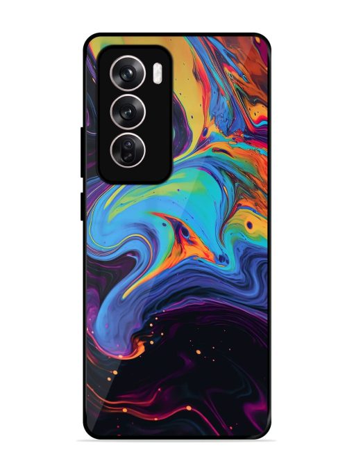 Liquid Dreamscape Glossy Soft Edge Case for Oppo Reno 12 (5G) Chachhi