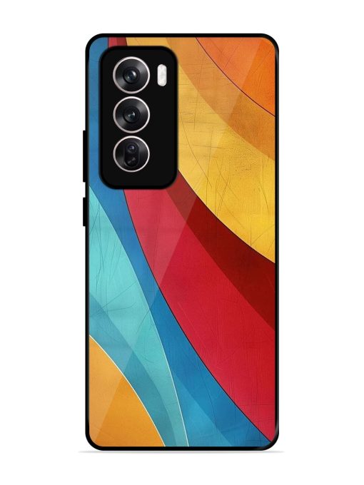 Curving Canvas Glossy Soft Edge Case for Oppo Reno 12 (5G) Chachhi