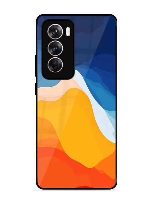 Liquid Landscape Glossy Soft Edge Case for Oppo Reno 12 (5G) Chachhi