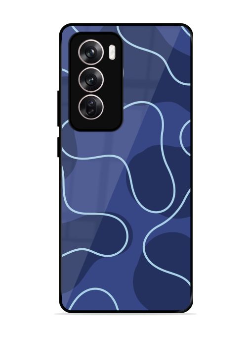 Midnight Maze Glossy Soft Edge Case for Oppo Reno 12 (5G) Chachhi