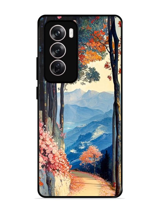 Mountainside Serenity Glossy Soft Edge Case for Oppo Reno 12 (5G) Chachhi