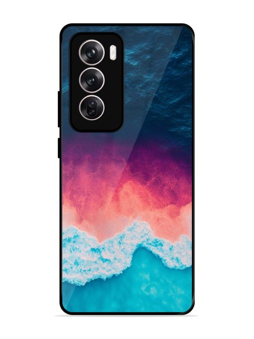 Where The Ocean Meets The Sky Glossy Soft Edge Case for Oppo Reno 12 (5G) Chachhi