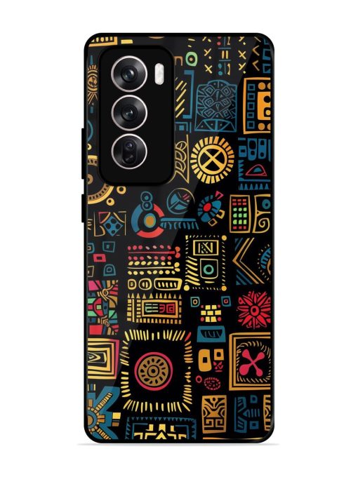 Tribal Tapestry Glossy Soft Edge Case for Oppo Reno 12 (5G) Chachhi