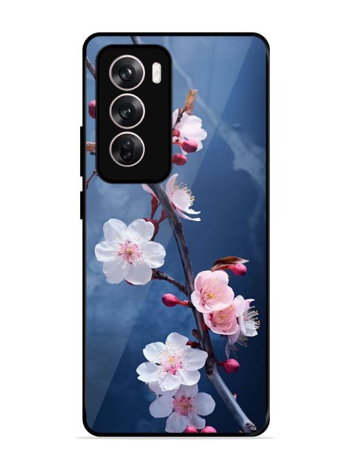 Delicate Blossoms Glossy Soft Edge Case for Oppo Reno 12 (5G) Chachhi