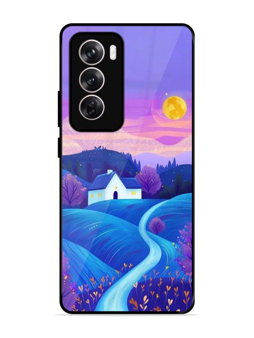 Moonlit Meadow Glossy Soft Edge Case for Oppo Reno 12 (5G) Chachhi