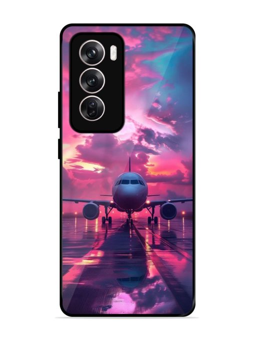 Neon Runway Glossy Soft Edge Case for Oppo Reno 12 (5G) Chachhi