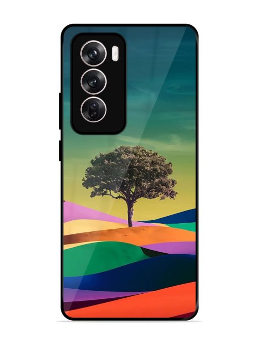 Rainbow'S Lone Sentinel Glossy Soft Edge Case for Oppo Reno 12 (5G) Chachhi