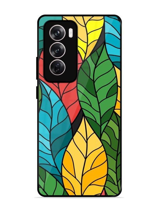 Foliage Fiesta Glossy Soft Edge Case for Oppo Reno 12 (5G)