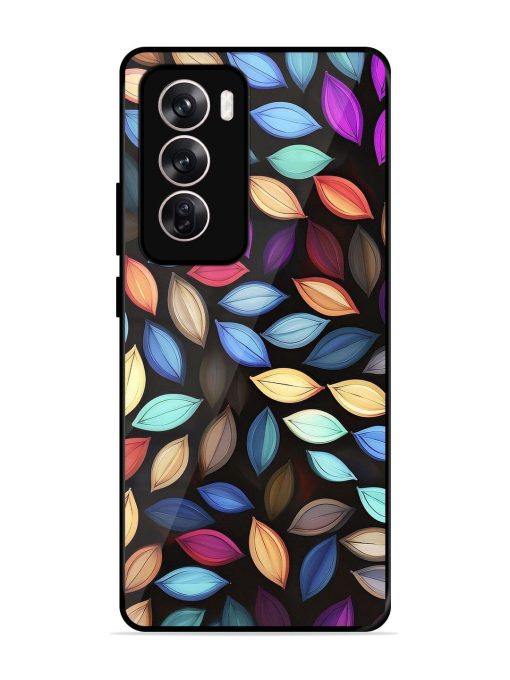 Colorful Kaleidoscope Glossy Soft Edge Case for Oppo Reno 12 (5G) Chachhi