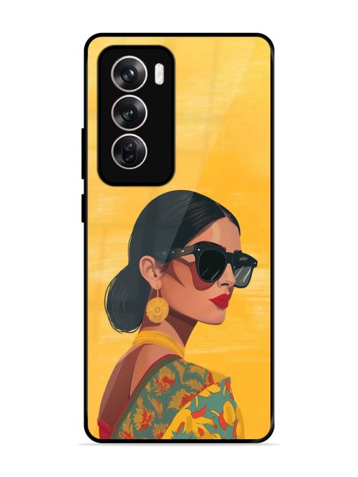 Neon Nightscape Glossy Soft Edge Case for Oppo Reno 12 (5G) Chachhi