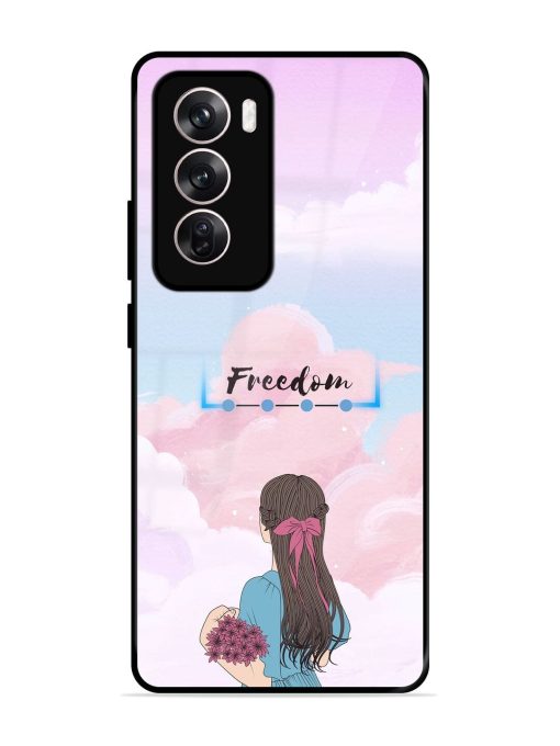 Skyward Dreams Glossy Soft Edge Case for Oppo Reno 12 (5G) Chachhi