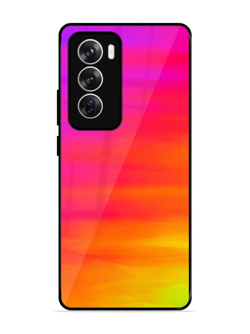 Neon Horizon Glossy Soft Edge Case for Oppo Reno 12 (5G) Chachhi