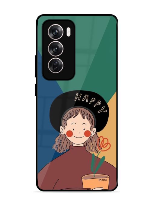 Happy Momo Glossy Soft Edge Case for Oppo Reno 12 (5G) Chachhi