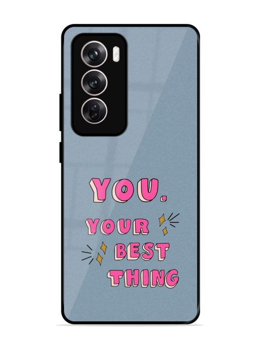 Self-Love Sparkles Glossy Soft Edge Case for Oppo Reno 12 (5G) Chachhi