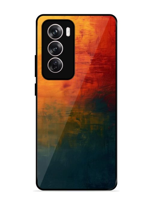 Golden Hour Canvas Glossy Soft Edge Case for Oppo Reno 12 (5G) Chachhi