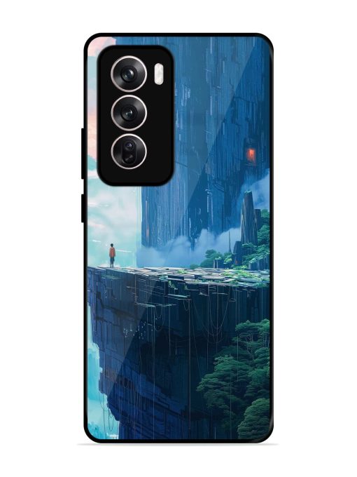 Solitude In The Sky Glossy Soft Edge Case for Oppo Reno 12 (5G)