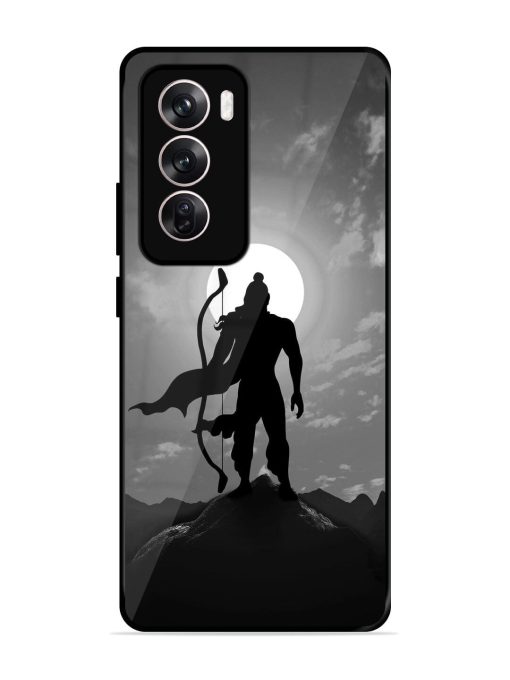 The Undefeated Warrior Glossy Soft Edge Case for Oppo Reno 12 (5G) Chachhi