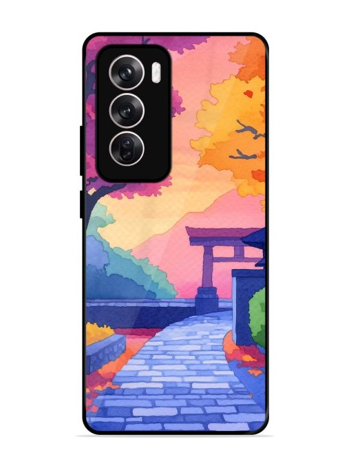 Autumnal Serenity Glossy Soft Edge Case for Oppo Reno 12 (5G) Chachhi