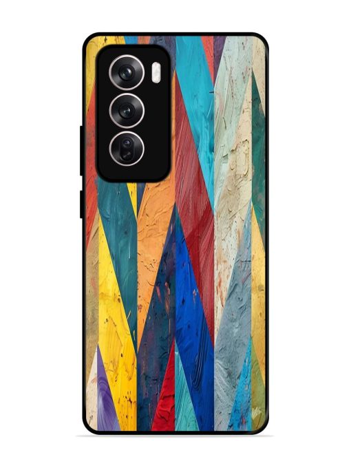 Abstract Tapestry Glossy Soft Edge Case for Oppo Reno 12 Pro (5G) Chachhi