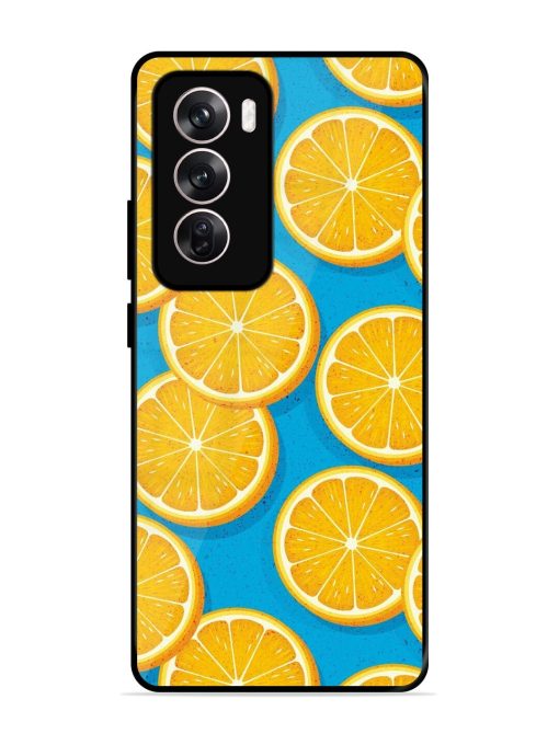 Citrus Symphony Glossy Soft Edge Case for Oppo Reno 12 Pro (5G) Chachhi