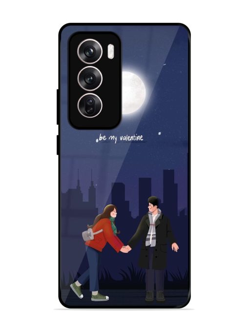 Moonlight Proposal Glossy Soft Edge Case for Oppo Reno 12 Pro (5G) Chachhi