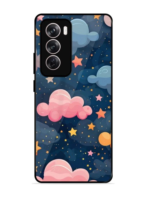 Twinkling Dreams Glossy Soft Edge Case for Oppo Reno 12 Pro (5G) Chachhi