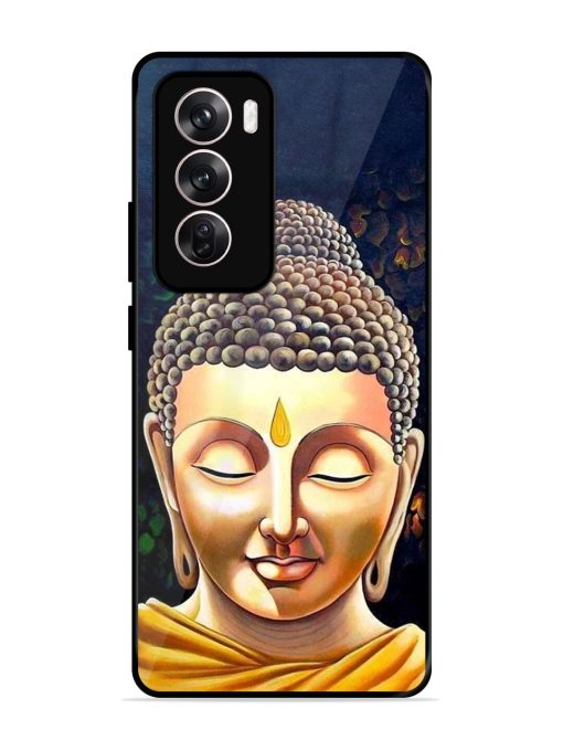 Buddha Face Glossy Soft Edge Case for Oppo Reno 12 Pro (5G) Chachhi