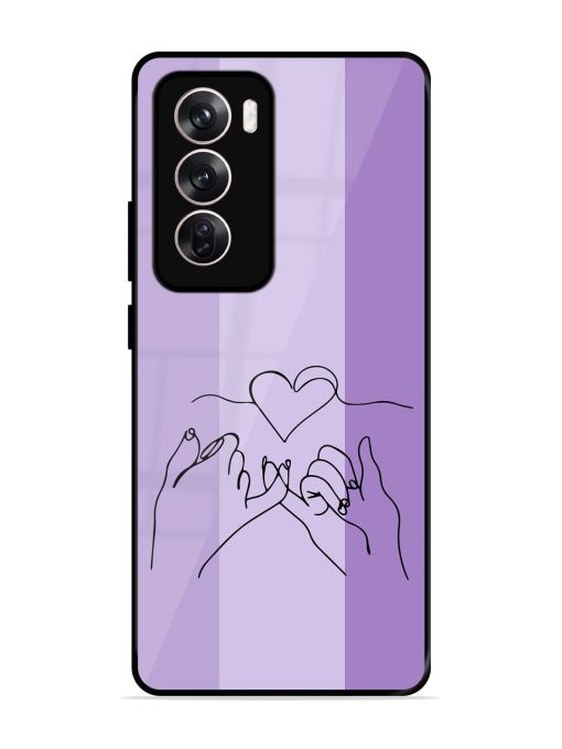 Forever Linked Glossy Soft Edge Case for Oppo Reno 12 Pro (5G) Chachhi