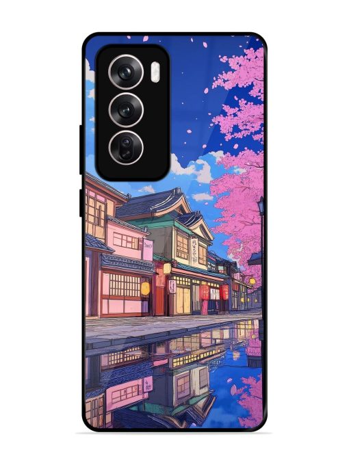 Tranquil Reflections Glossy Soft Edge Case for Oppo Reno 12 Pro (5G) Chachhi